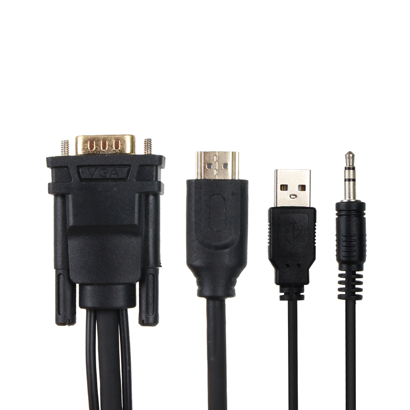 VGA to HDMI Cable with Power and Audio CG493A