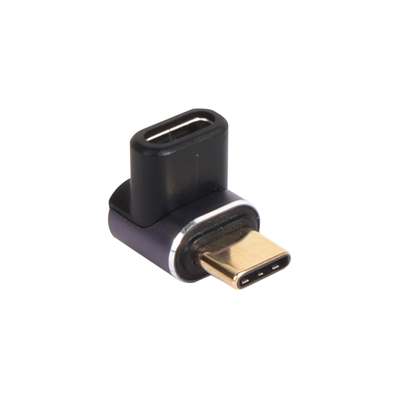 90 Degree Right Angle USB C Adapter for USB 4 Cable CA444E