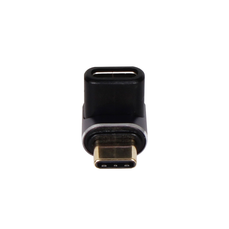 90 Degree Right Angle USB C Adapter for USB 4 Cable CA444E