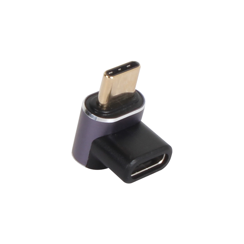 90 Degree Right Angle USB C Adapter for USB 4 Cable CA444E