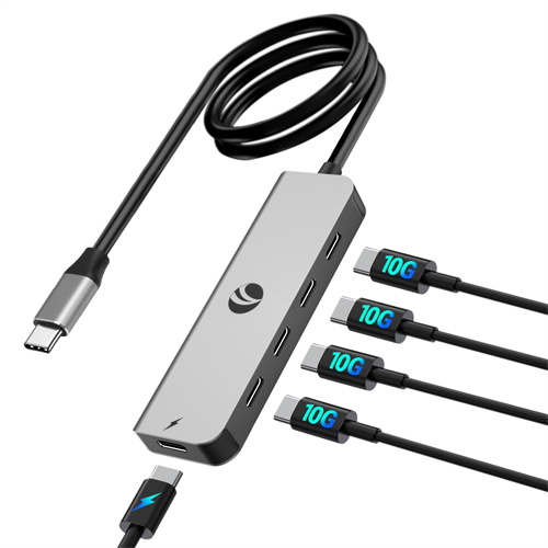 5 in 1 USB C Hub with 100W Power Delivery