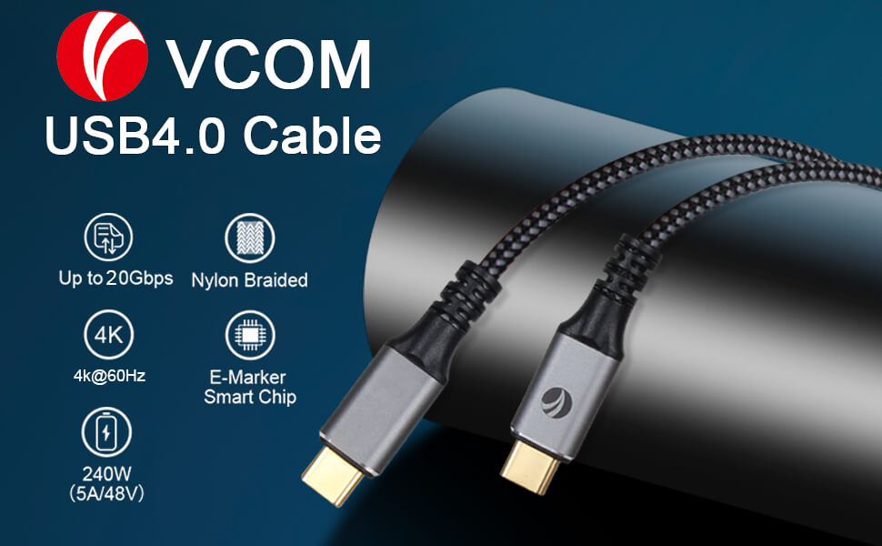 VCOM USB C to C Cable